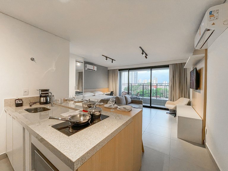 Studio Moderno em Campo Grande by Housi