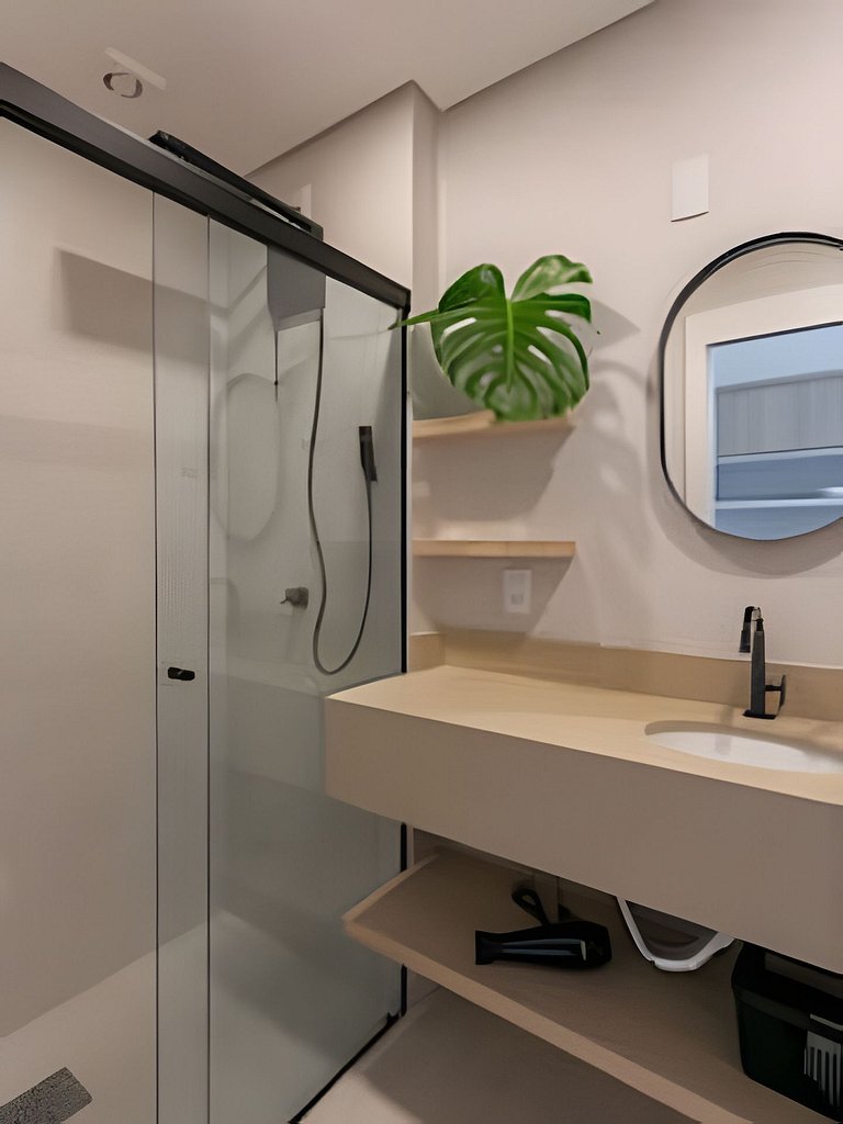 Studio NOVO no centrinho da lagoa, apto completo
