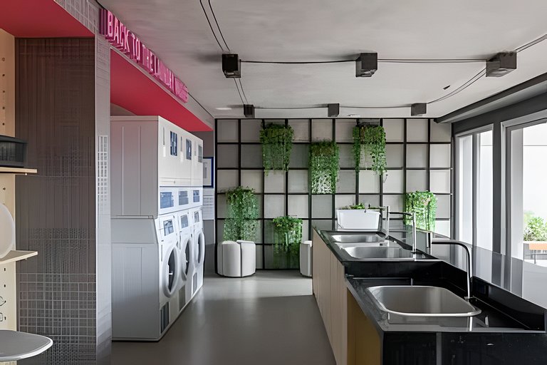 (ONVO) Studio moderno, com Coworking e Academia
