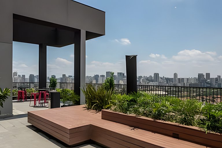 (ONVO) Studio moderno, com Coworking e Academia