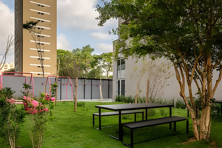 (ONVO) Studio c/varanda grande-academia, coworking
