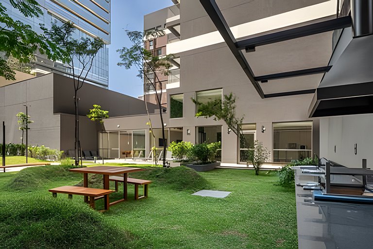 (ONAG)   Studio p/ 3 pessoas no Jardins
