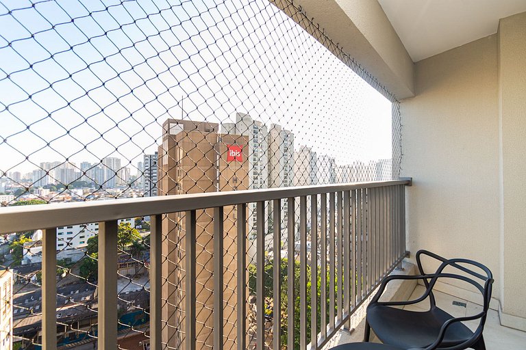 Studio moderno e completo no centro de Guarulhos