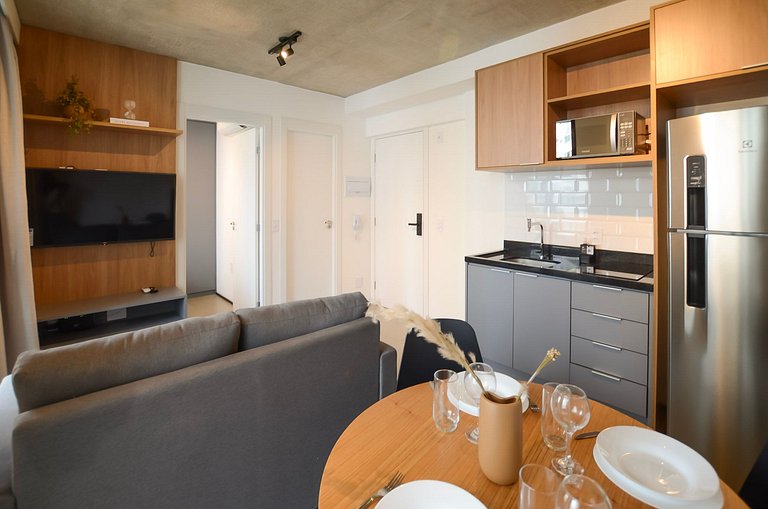 Studio 2 Quartos c/ Varanda - On Jardins by Housi