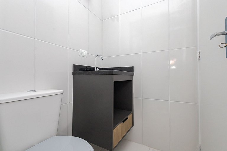 Studio a 3 min do Shopping Estação e Rodo