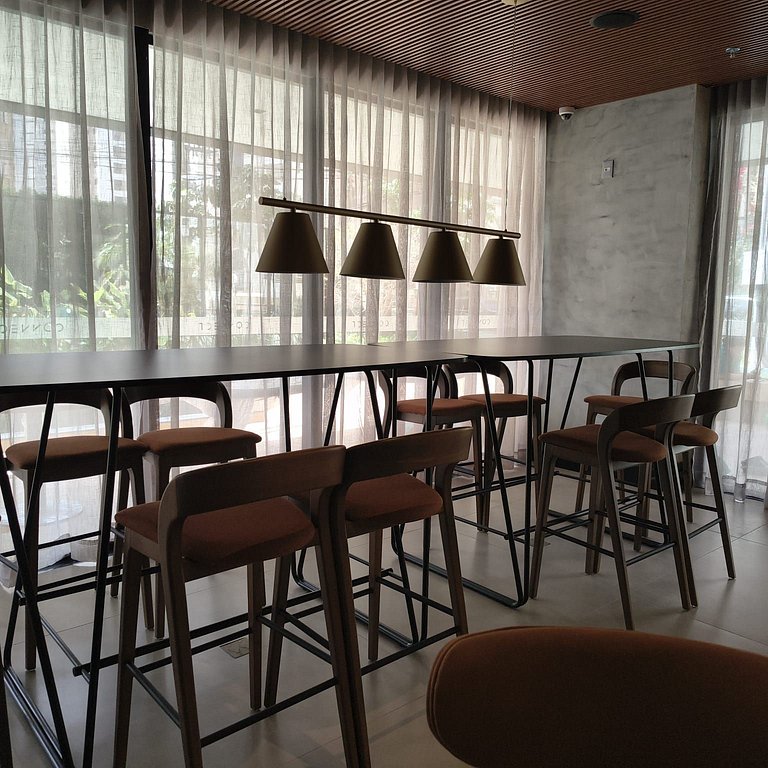 Studio moderno a 5 min da praia | Meireles