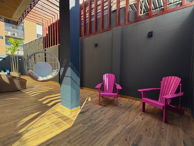 Studio moderno em Maceío | 350m da praia e da orla