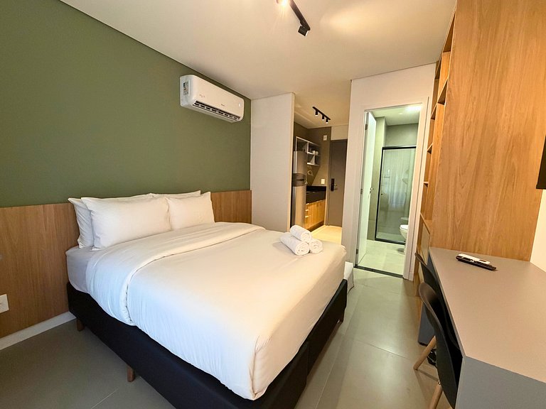 Studio moderno em Maceío | 350m da praia e da orla