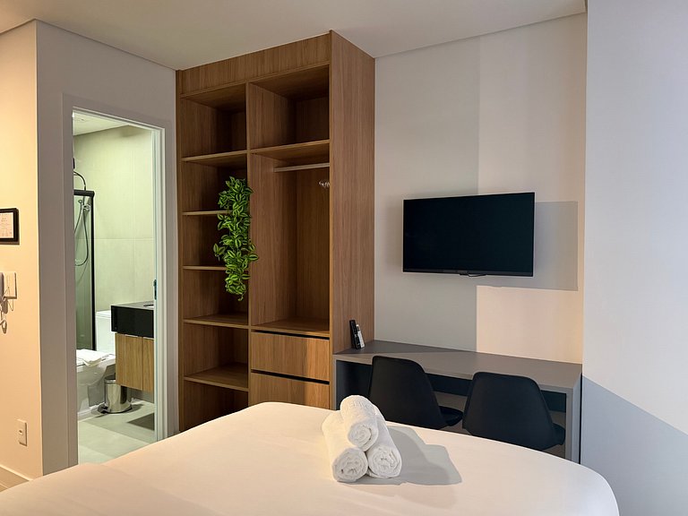 Studio moderno em Maceío | 350m da praia e da orla