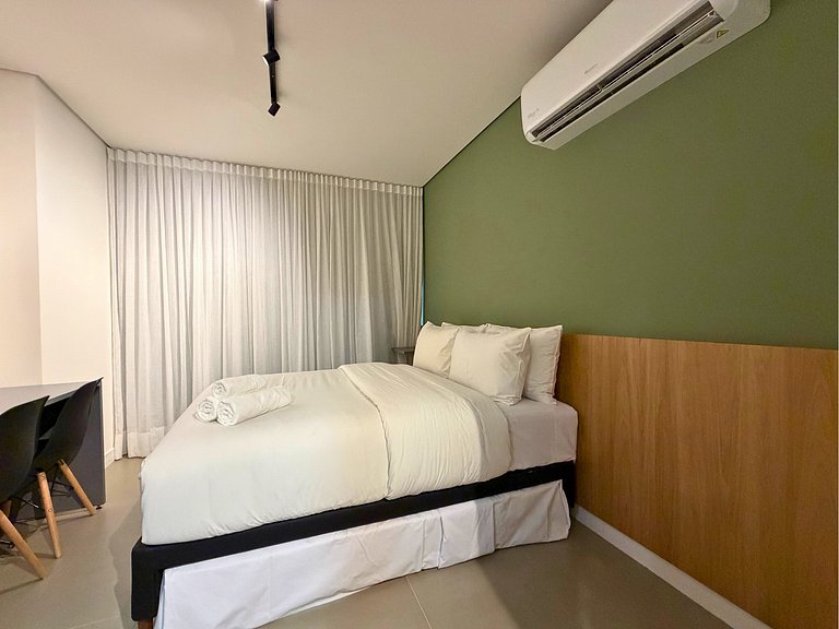 Studio moderno em Maceío | 350m da praia e da orla