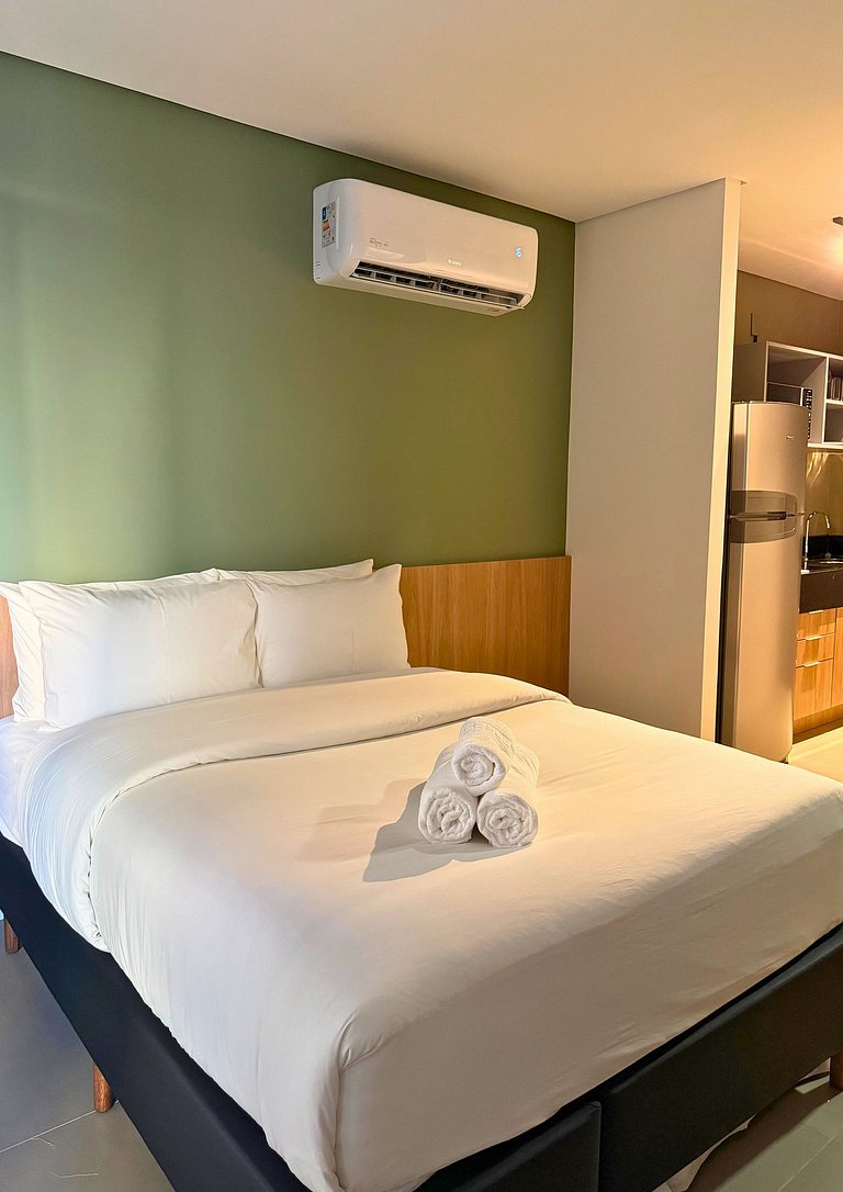 Studio moderno em Maceío | 350m da praia e da orla