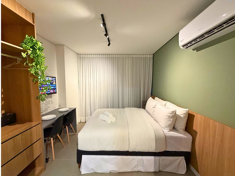 Studio moderno em Maceío | 350m da praia e da orla