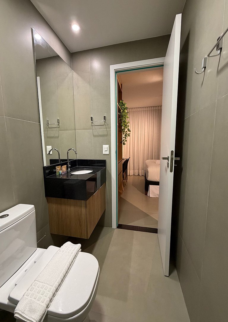 Studio moderno em Maceío | 350m da praia e da orla