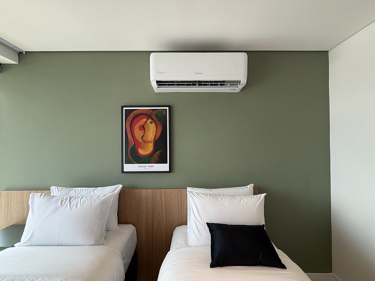 Studio c/ 3 camas s/ | A 350m da praia