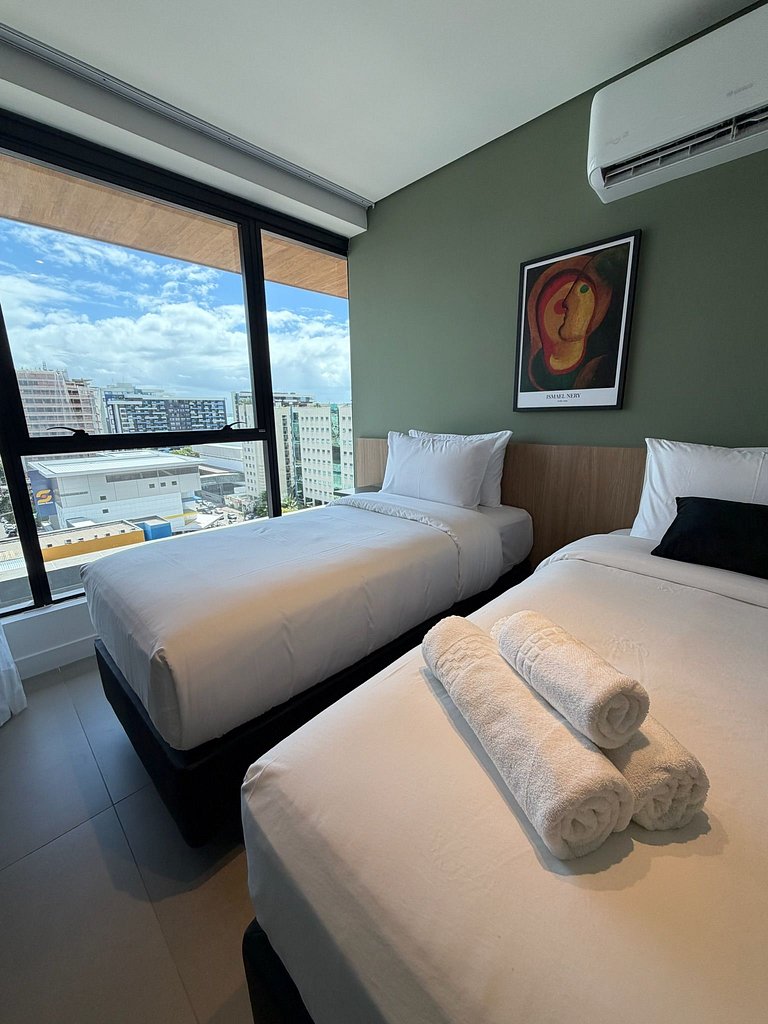 Studio c/ 3 camas s/ | A 350m da praia