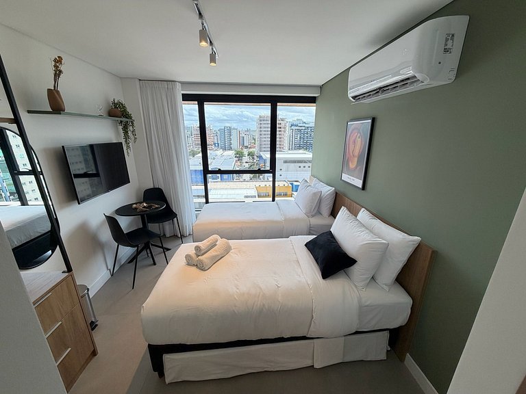 Studio c/ 3 camas s/ | A 350m da praia
