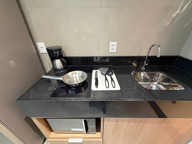 Studio c/ 3 camas s/ | A 350m da praia
