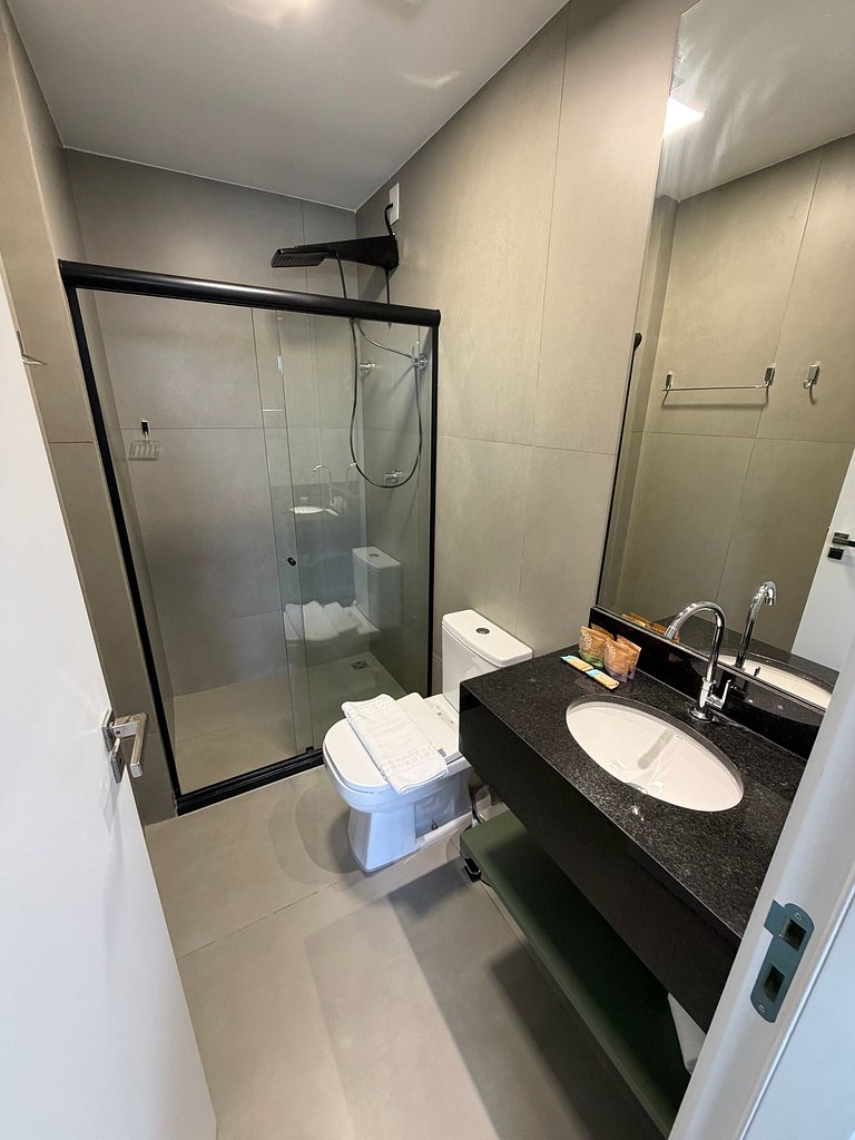 Studio c/ 3 camas s/ | A 350m da praia