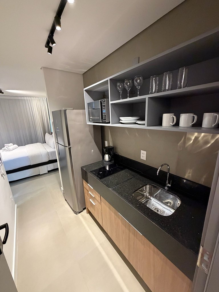 Studio p/ 3 em maceío | A 350m da praia e da orla