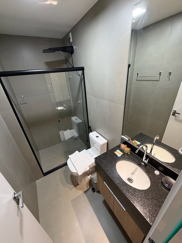 Studio p/ 3 em maceío | A 350m da praia e da orla