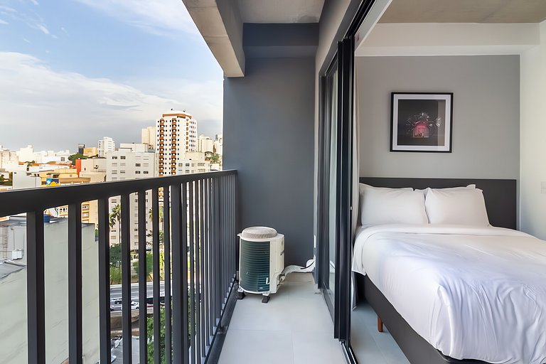 Studio Moderno com Varanda na Bela Vista by Housi