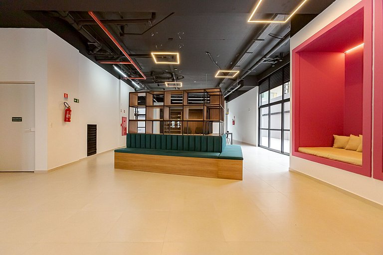 Studio a 3 min do Shopping Estação e Rodo