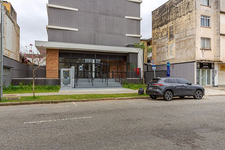 Studio a 3 min do Shopping Estação e Rodo