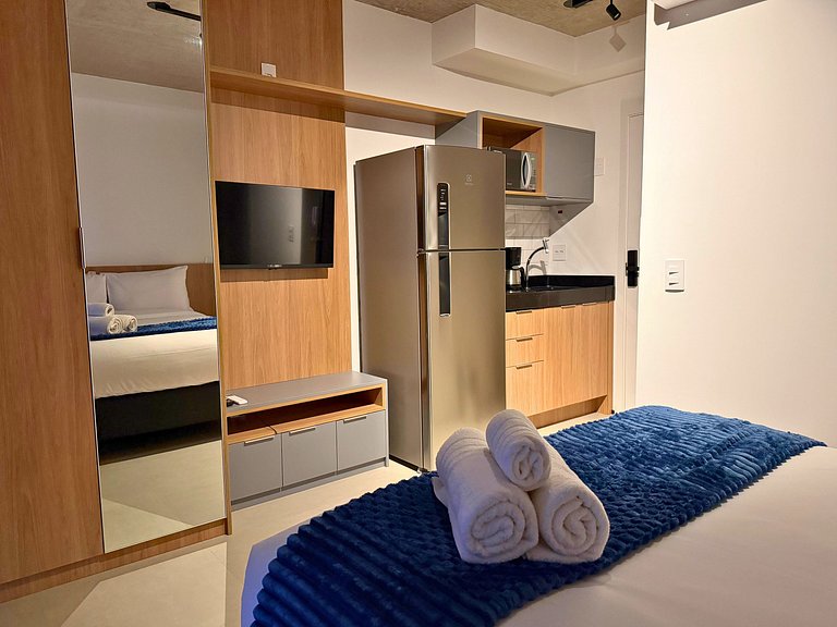 Studio Moderno a Passos do Metrô Vila Mariana