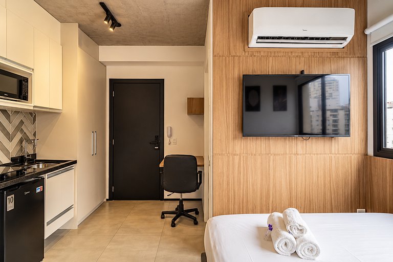 Studio Moderno na Bela Vista by Housi